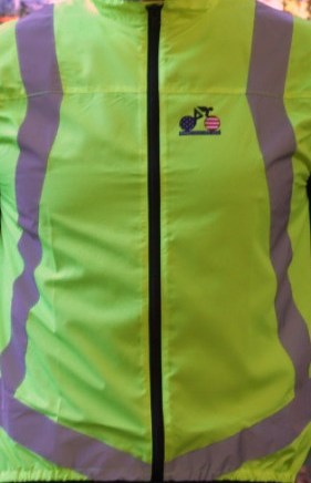 Deluxe Reflective Vest Front Yellow Deluxe Reflective Vest Front Yellow